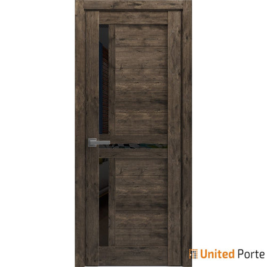 Veregio 7588 Cognac Oak Single Interior Door with Frosted Glass